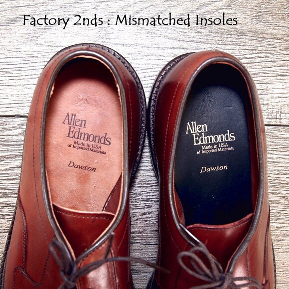 * NIB * $395 Allen Edmonds DAWSON 8.5 D Chili * Factory 2nds * add $15 new Trees main image 11